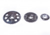 Звездочки привода ГРМ ВАЗ-21214, 2131, 2123 Chevrolet Niva (к-т 3 шт) однорядная цепь "Оригинал" 3