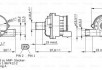 Двигатель электрический с насосом отопителя 12V d18 (мини) с евроразъемом 2