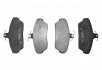 Колодка тормозная Газель передняя (к-т 4 шт) "Оригинал" (ТИИР-221) 2