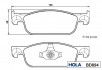 Колодка тормозная LADA XRAY, RENAULT Sandero II, Logan II, DACIA  8V (155х49х17,5) (к-т 4шт) перед 2
