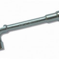 Ключ торцевой L-образный сквозной, размер 19 мм, длина 205 мм