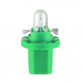 Лампа приборная 12Vх1,2W пластик. патрон B8.5d диод зеленый