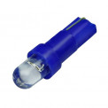 Лампа приборная 12Vх1,2W пластик. патрон Т5 (W2x4,6d) диод синий