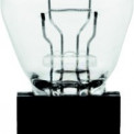 Лампа двухконтактная габарит, поворот, стоп-сигнал 12VхP27/7W белая ИНОМАРКИ пласт. цоколь 3157