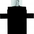 Лампа приборная 12Vх1,2W пластик. патрон B8,3d черный/серый