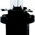 Лампа приборная 12Vх1,2W пластик. патрон B8.5d черный