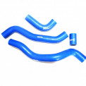 Патрубки радиатора ВАЗ-2108-2109, 2113-2115 с инж. дв. (к-т 4 шт) силикон синий