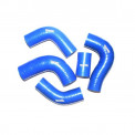Патрубки радиатора Газель 406 дв. (к-т 5 шт) силикон синий