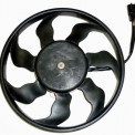 Вентилятор электрический ВАЗ-2170 Lada Priora (а/м с АС Halla) без кожуха ф/уп. ПЕКАР