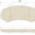 Колодка тормозная "KoTL" MITSUBISHI PAJERO III LONG WAGON 0006 3.5/2.5TD (GDB3246) (к-т 4шт) перед