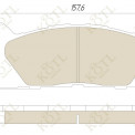 Колодка тормозная "KoTL" TOYOTA Camry V40 2006-, V50 2011-, LEXUS ES 240/350 2006-, LEXUS ES, MAZDA 3, Axela (к-т 4шт) перед