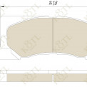 Колодка тормозная "KoTL" NISSAN QASHQAI 1.6/2.0 07-/X-TRAIL 07- (GDB3467) (к-т 4шт) перед