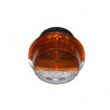Фонарь передний ГАЗ-3307, 3308, УАЗ, ЗИЛ бесцветно-оранжевый (LED, 12 В) пластик