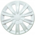 Колпак колеса R14 "ТОРНАДО" (к-т 2 шт) белый глянец карбон
