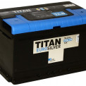 Аккумулятор "TITAN" EUROSILVER  74 Ah, 12V пуск.ток 700 А, низкий корпус обратная полярность (- ; +)