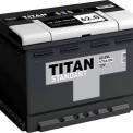 Аккумулятор "TITAN" STANDART  62 Ah, 12V пуск.ток 550/570 А обратная полярность (- ; +)