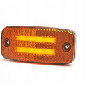 Фонарь габаритный универсальный желтый с неоновым маркерным светом, две полосы