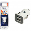 Зарядное устройство в прикуриватель 2 USB-порта (12/24В, 2.1А)