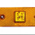 Фонарь габаритный универсальный желтый LED 24В