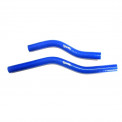 Патрубки отопителя ВАЗ LADA Priora (к-т 2 шт) силикон синий