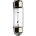 Лампа освещения салона 37 мм, 12Vх8W (плафон кабины) белая (цоколь SV8,5-8)