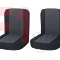 Чехлы сидений УАЗ-452 (2-х мест.) жаккард, спинки 500мм, без подголовников, а/м с сидениями  старого образца