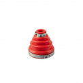 Пыльник ШРУСа карданного вала ВАЗ-2121-2123 (пыльник, смазка, стопорное кольцо, хомут - 2 шт) красный