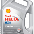 Масло моторное Shell Helix HX8  5W-40 SP, A3/B4 синтетика  4 л