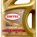 Масло моторное Sintec Premium 9000 5W-30 SL/CF, A3/B4 синтетика  4 л