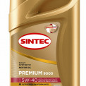 Масло моторное Sintec Premium 9000 5W-40 SN/CF, A3/B4 синтетика  1 л