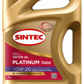 Масло моторное Sintec Platinum 7000 0W-20 GF-6A. SP синтетика  4 л