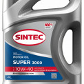 Масло моторное Sintec Super 3000 10W-40 SG/CD п/синтетика  4 л