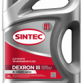 Масло трансмиссионное  Sintec ATF Dexron III  4 л (для АКПП)