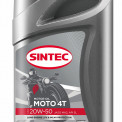 Масло моторное Sintec 4Т МОТО 20W-50 SL/CF. MA2 минеральное  1л