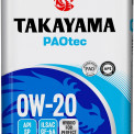 Масло моторное TAKAYAMA PAOtec 0W-20 SP, GF-6A SP синтетика 1 л