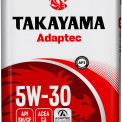Масло моторное TAKAYAMA Adaptec 5W-30 SN/CF, C3 синтетика 1 л
