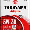 Масло моторное TAKAYAMA Adaptec 5W-30 SN/CF, C3 синтетика 4 л
