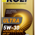 Масло моторное ROLF Ultra 5W-30 SP, A5/B5 синтетика 1 л