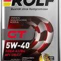 Масло моторное ROLF GT 5W-40 SN/CF, A3/B4 синтетика 4 л