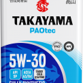 Масло моторное TAKAYAMA PAOtec 5W-30 A3/B4 SP 4л (металл)