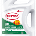 Охлаждающая жидкость Антифриз Sintec Euro G11 зеленый -40  6 кг. Акция 6кг по цене 5кг