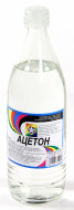 Ацетон 0,5л стеклянная бутылка