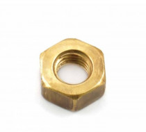 Гайка М 8х1,25х6,8 коллектора 406 дв., хомута рессоры ГАЗ-3307 латунь