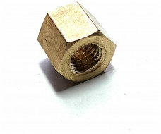 Гайка М 8х1,25 коллектора ВАЗ-2101-2108, болта хомута рессоры ГАЗ-3307 (ЛАТУНЬ) высокая