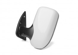 Зеркало Газель-Бизнес без повторителея, с ручным приводом левое, цвет белый