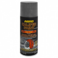 Краска-спрей ABRO для тормозных суппортов серебрян 312 г. С добавлением керамических полимеров.