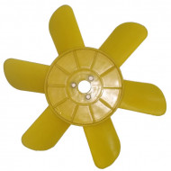 Крыльчатка вентилятора ВАЗ-2121 Нива (6 лопастей) желтая