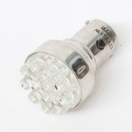 Лампа диод одноконтактная (поворот, стоп-сигнал) 12Vх21W белая 12 диодов