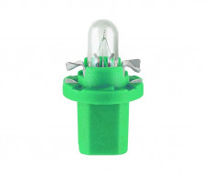 Лампа приборная 12Vх1,2W пластик. патрон B8.5d диод зеленый