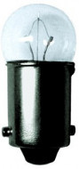 Лампа одноконтактная (габарит, поворот, стоп-сигнал) 12Vх10W белая (цоколь BA15s)